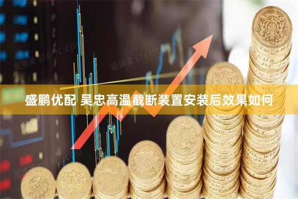 盛鹏优配 吴忠高温截断装置安装后效果如何
